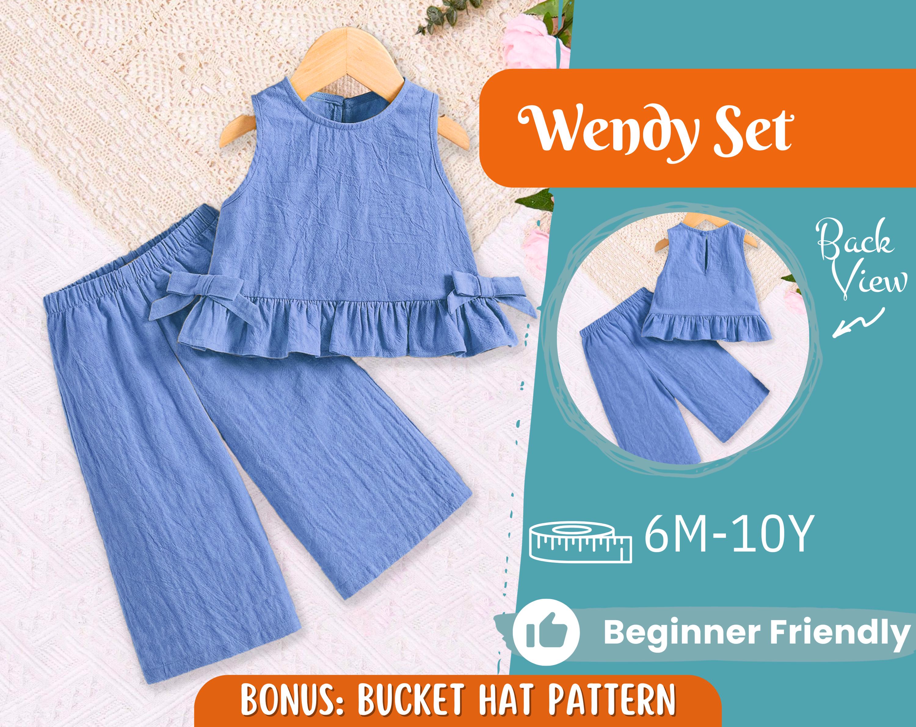 Top and Pants Pattern for Kids, Top Pattern, Kids Pattern, PDF Pattern, Beginner Pattern, Sewing Pattern Toddlers, Pants Pattern