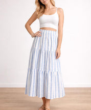 Ginny Tiered Maxi Skirt Sewing Pattern | Skirt Pattern | Women Skirt Pattern | Sewing Patterns | Women Sewing Pattern, Long Skirt Pattern