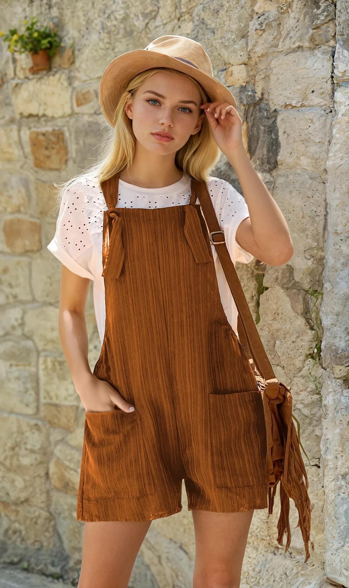Romper Sewing Pattern, Jumpsuit Pattern, Overalls Pattern, Summer Romper Dress Pattern, Sewing Patterns for Beginners, Women Sewing Pattern