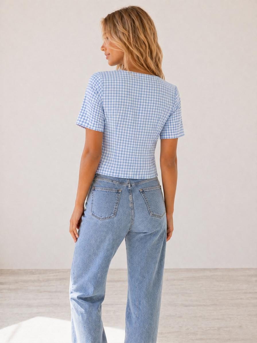 Daisy Top Sewing Pattern | Front Tie Top Pattern | Summer Top Pattern | Blouse Pattern | Sewing Pattern Women| Easy Top Beginner Pattern