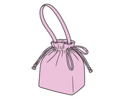 Drawstring Bag Sewing Pattern | Bucket Bag Pattern | Makeup Bag Pattern | Beginner Bag Pattern | Pouch Bag Pattern | Make Up Bag Pattern