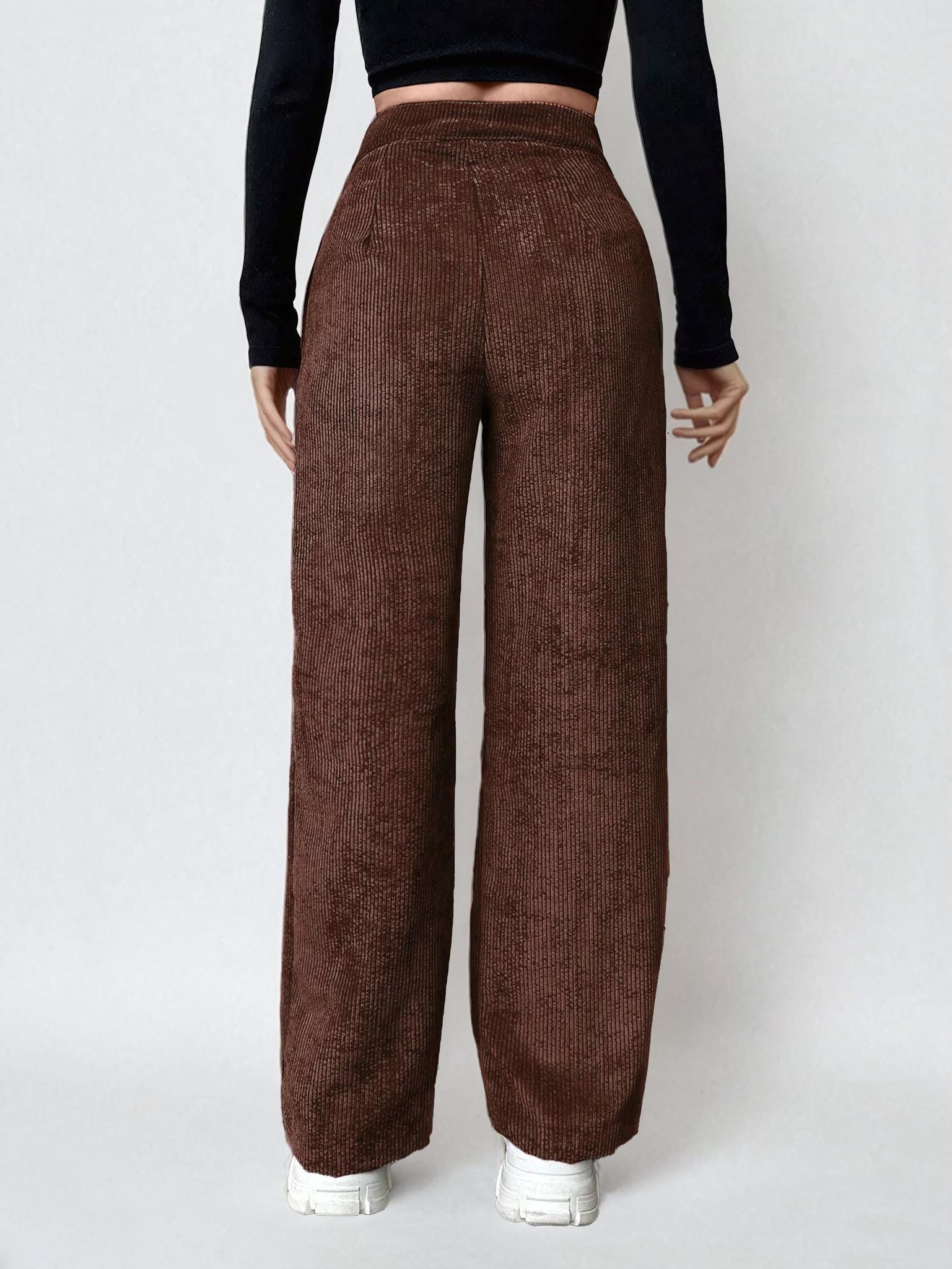 Emma Pants Sewing Pattern | Trousers Pattern | Women Pants | Sewing Pattern Pants | Straight Leg High Waisted Pants Women Sewing Pattern