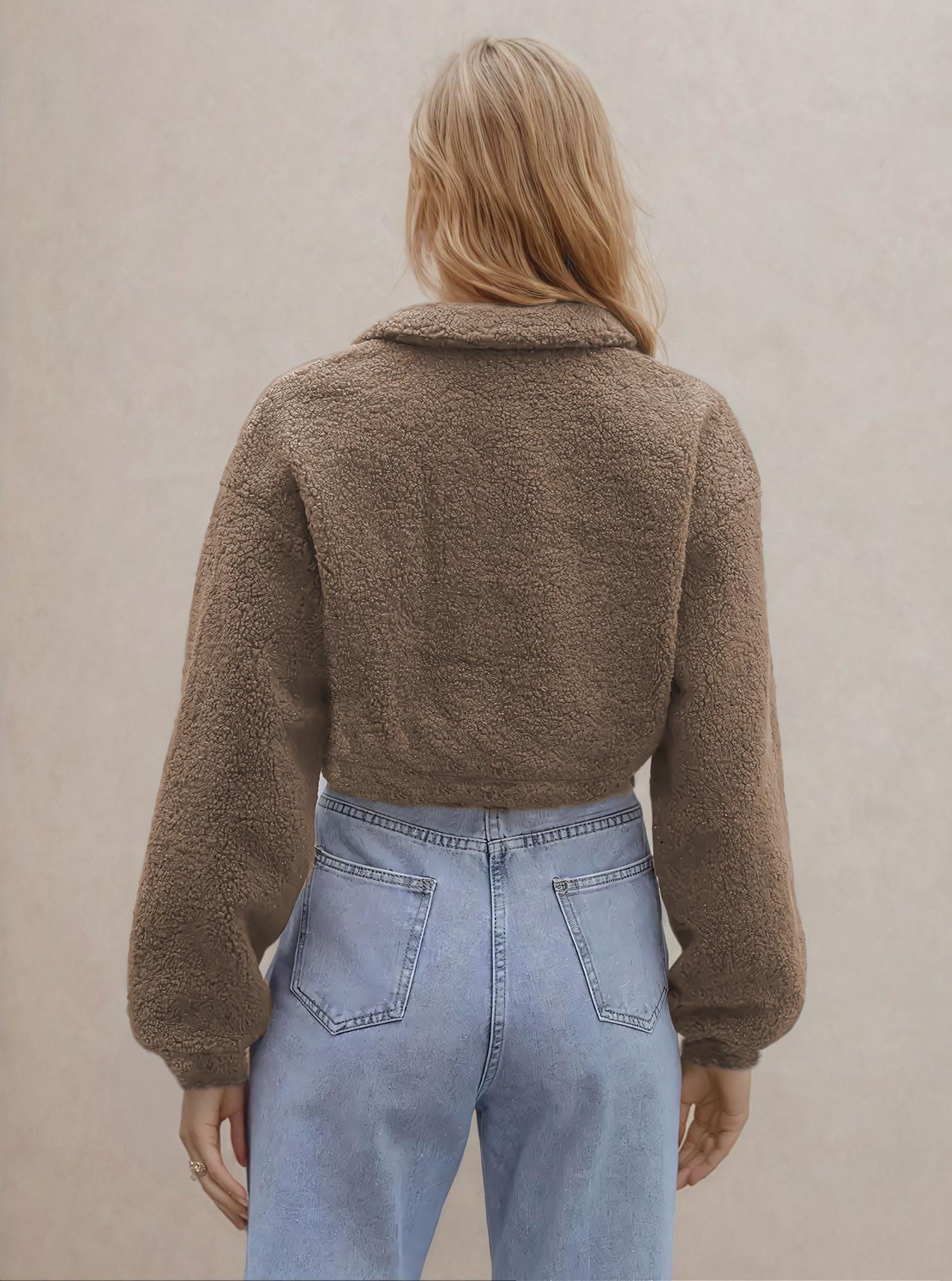 Jacket Pattern, Women Jacket Sewing Pattern, Crop Jacket, Teddy Jacket, Zip Up Jacket,  Crop Jacket Women Sewing Pattern, Beginner Pattern