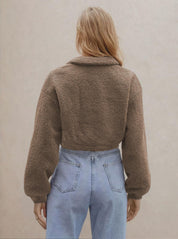 Jacket Pattern, Women Jacket Sewing Pattern, Crop Jacket, Teddy Jacket, Zip Up Jacket,  Crop Jacket Women Sewing Pattern, Beginner Pattern
