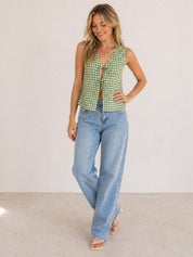 Allegra Top Sewing Pattern | Women Sewing Pattern | Blouse Pattern | Front Tie Top Pattern | Beginner Sewing Pattern | Vest Pattern Women