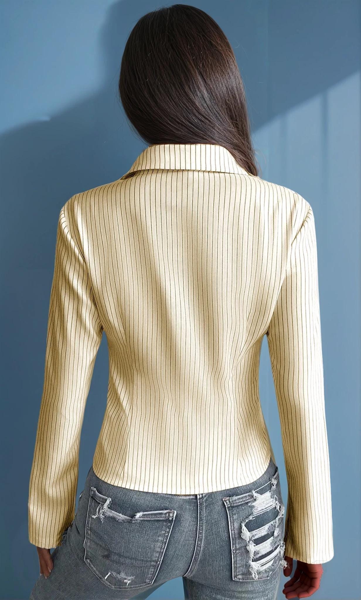 Shirt Pattern for Women, Flared Sleeves Shirt, Bell Sleeves Shirt Sewing Pattern, Button Up Shirt, Sewing patterns for Women, Blouse Pattern