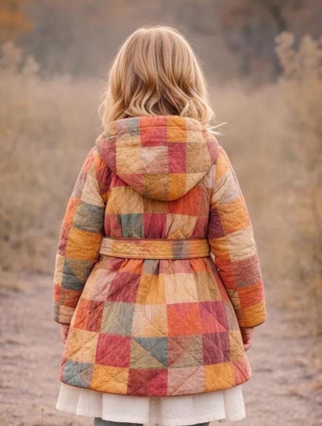 Coat Sewing Pattern for Kids, Girl Coat Pattern, Kids Pattern, PDF Pattern, Beginner Pattern, Sewing Pattern Toddlers, Quilted Coat Pattern