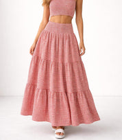 Tiered Maxi Skirt Sewing Pattern | Skirt Pattern | High Waist Skirt Pattern | Sewing Patterns | Women Sewing Pattern, Summer Skirt Pattern
