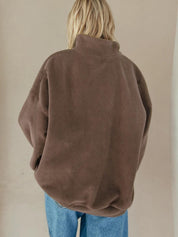 Oversized Sweater Sewing Pattern, Women Sweatshirt, Zip Sweater Pattern, Women Sewing Pattern, Beginner Sewing Pattern Sweatshirt