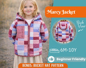 Jacket Sewing Pattern for Kids, Jacket Pattern, Kids Sewing Pattern, PDF Pattern, Beginner Pattern, Sewing Pattern Toddlers, Coat Pattern