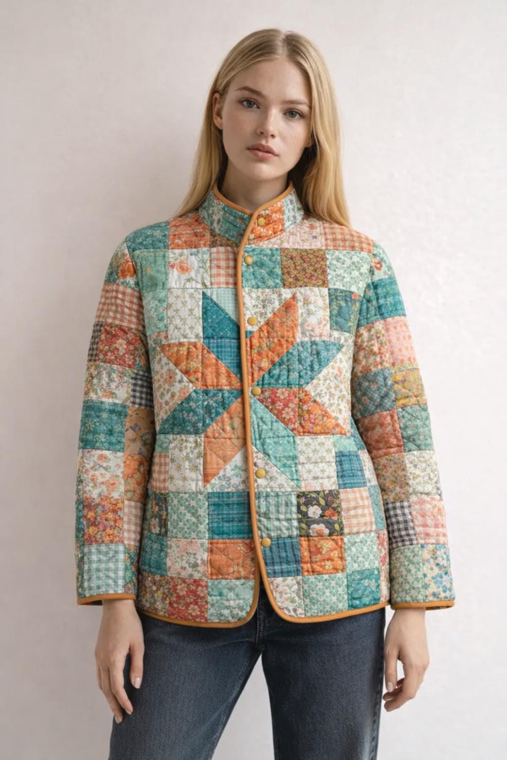 Jacket Sewing Pattern for Women | Coat Pattern | Sewing Patterns | Women Sewing Pattern Patchwork | Beginner Jacket, Quilted Jacket