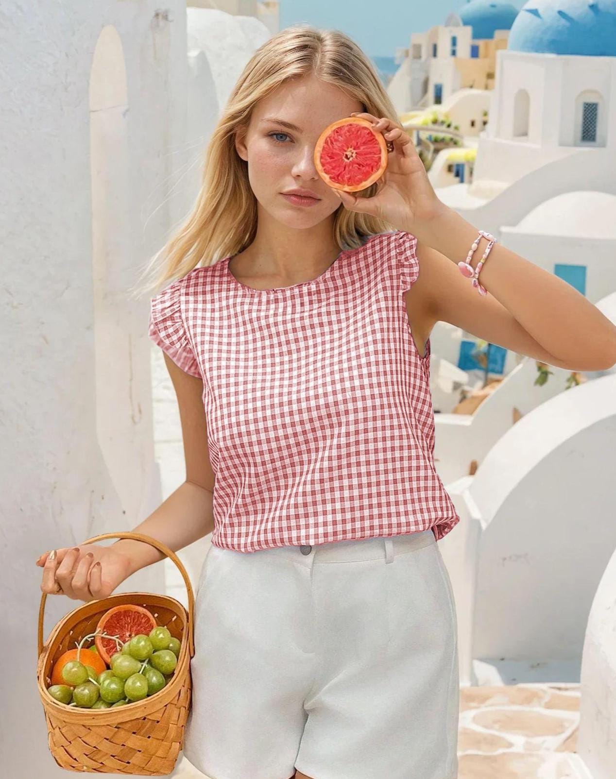 Ruffled Top Sewing Pattern, Women Sewing Pattern, Back TieTop Pattern, Blouse Pattern, Summer Top, Tie Top, Blouse Top Pattern Shirt Women