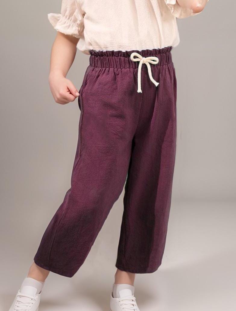 Pants Sewing Pattern for Kids, Elastic Waistband Pants Pattern, Kids Pattern, Baby Sewing Pattern, Beginner Pattern, Sewing Pattern Toddlers
