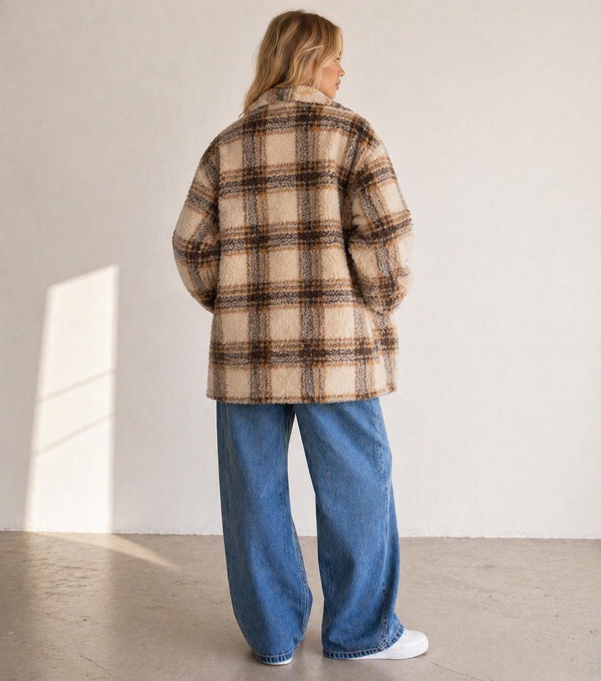 Teddy Coat Sewing Pattern | Women Coat Sewing Pattern | Long Coat Pattern | Jacket Sewing Pattern for Women | Women Coat Jacket Pattern