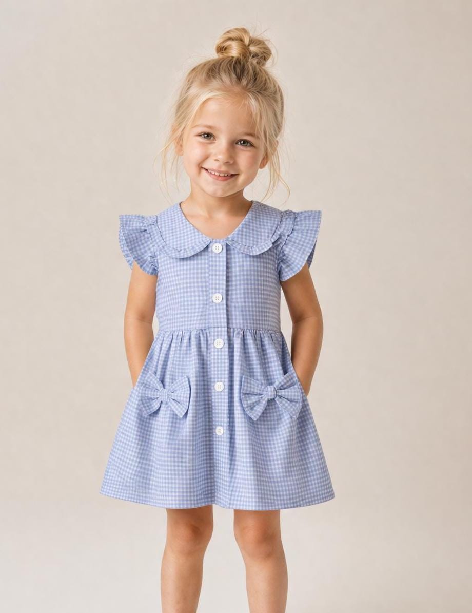 Dress Sewing Pattern for Kids, Dress Pattern, Kids Pattern, Girl Dress Pattern, Beginner Pattern, Sewing Pattern Toddlers, PDF Pattern
