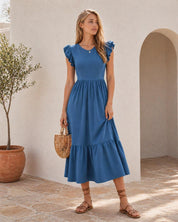 Dress Sewing Pattern | XS-XXXL | Ruffle Dress | Summer Dress Pattern | Women Sewing Pattern