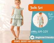 Top and Shorts Pattern for Kids, Top Pattern, Kids Pattern, PDF Pattern, Beginner Pattern, Sewing Pattern Toddlers, Shorts Pattern, Easy Top