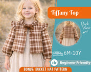 Girl Blouse Pattern, Sewing Pattern for Kids, Kids Pattern, Toddler Blouse Pattern, Beginner Pattern, Sewing Pattern Toddlers, Top Pattern