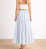 Ginny Tiered Maxi Skirt Sewing Pattern | Skirt Pattern | Women Skirt Pattern | Sewing Patterns | Women Sewing Pattern, Long Skirt Pattern