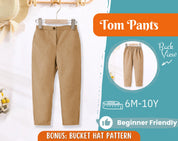 Pants Sewing Pattern for Kids, PDF Sewing Pattern, Kids Pattern, Baby Sewing Pattern, Beginner Pattern, Sewing Pattern Toddlers, Boy Pattern