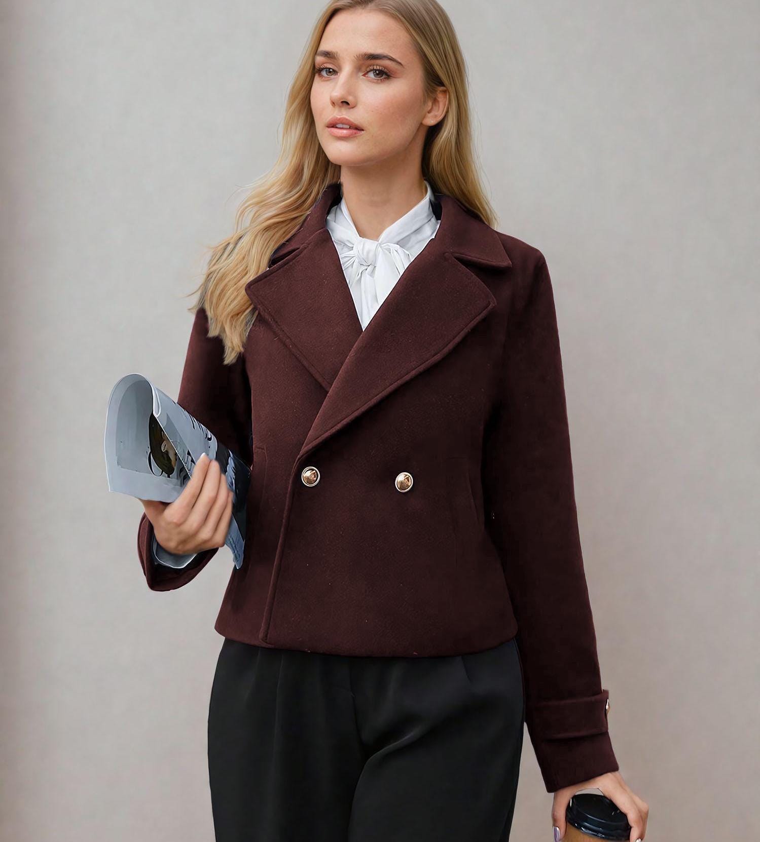 Jacket Sewing Pattern | Women Pattern | Coat Pattern | Winter Jacket Coat Sewing Pattern for Women | Blazer Pattern | Short Jacket Coat