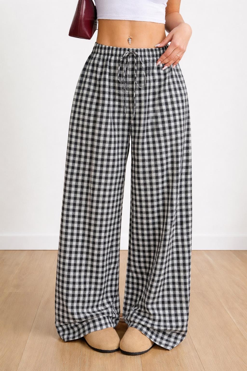 Wide Leg Pants Sewing Pattern | Women Pants Pattern | Palazzo Pants Pattern | Lounge Wear Pattern| Elastic Waistband Pants, Beginner Pattern