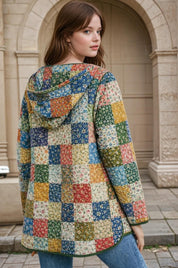 Quilted Coat with Hoodie Sewing Pattern | Quilted Jacket Pattern | Sewing Patterns | Quilted Sewing Pattern | Hooded Jacket | Women Jacket