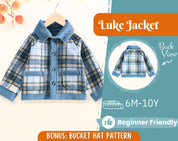 Coat Sewing Pattern for Kids, Kids Coat Pattern, Kids Pattern, PDF Pattern, Beginner Pattern, Sewing Pattern Toddlers, Kids Jacket Pattern