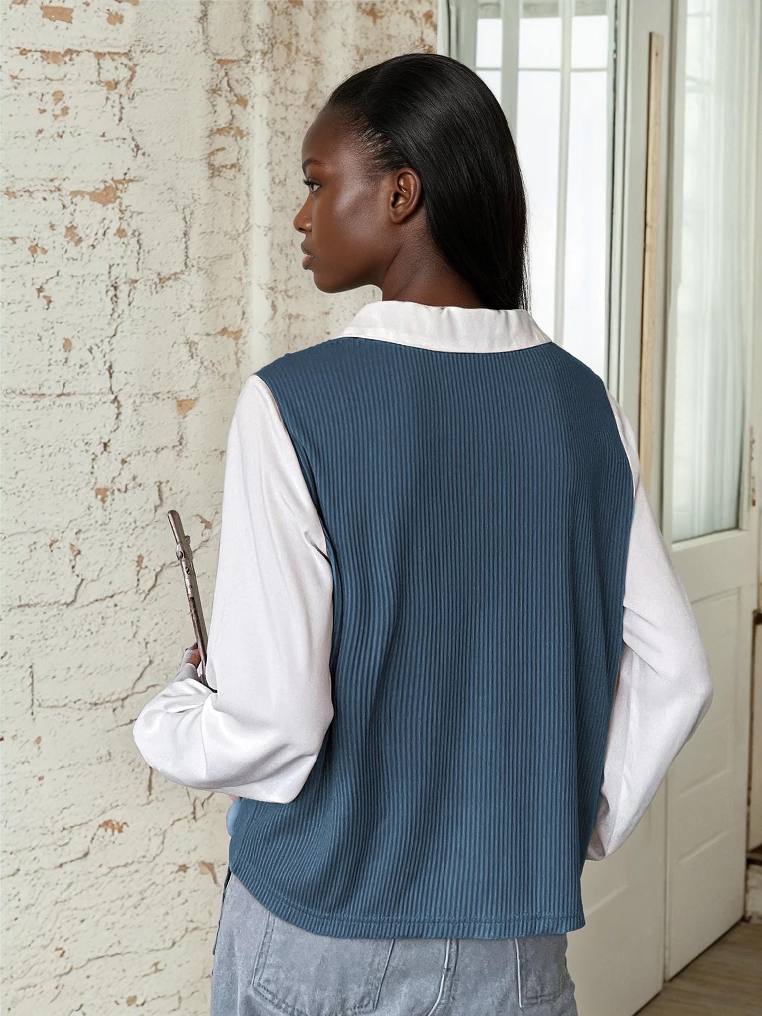 Women Vest Sewing Pattern | Sewing Pattern Vest | Waistcoat Pattern| Sewing Pattern Knitted Vest | Top Pattern Women, Women Sewing Pattern