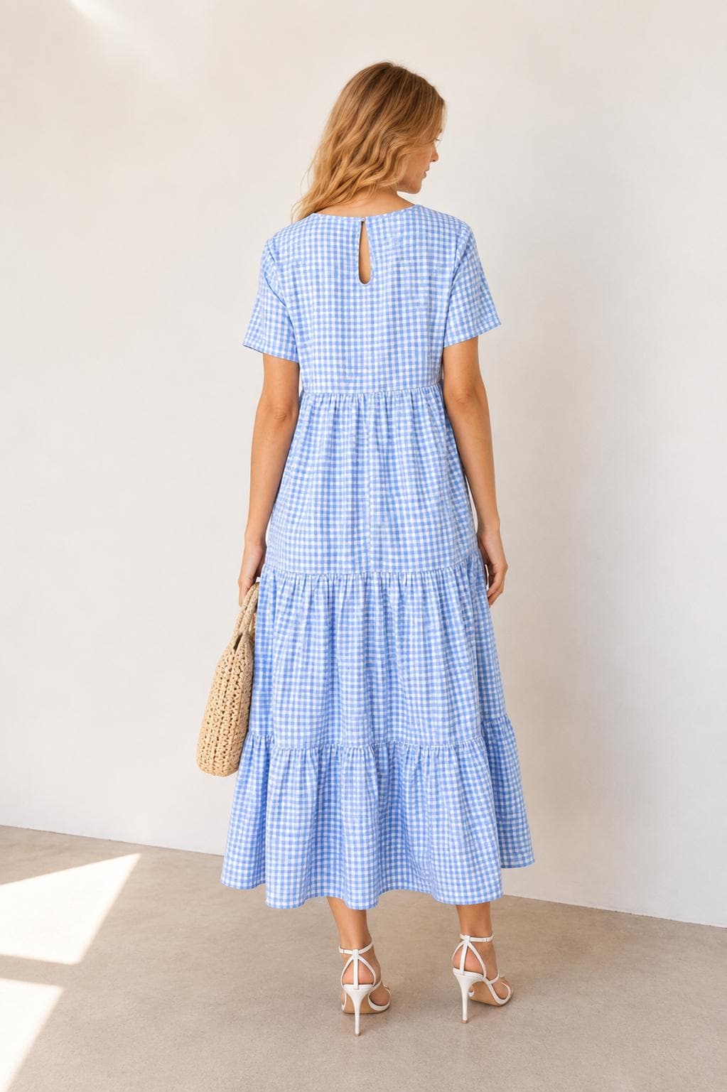 Maxi Dress Sewing Pattern | Dress Pattern | Sewing Patterns | Women Patterns | Summer Dress | Tiered Dress | Dress with Sleeves
