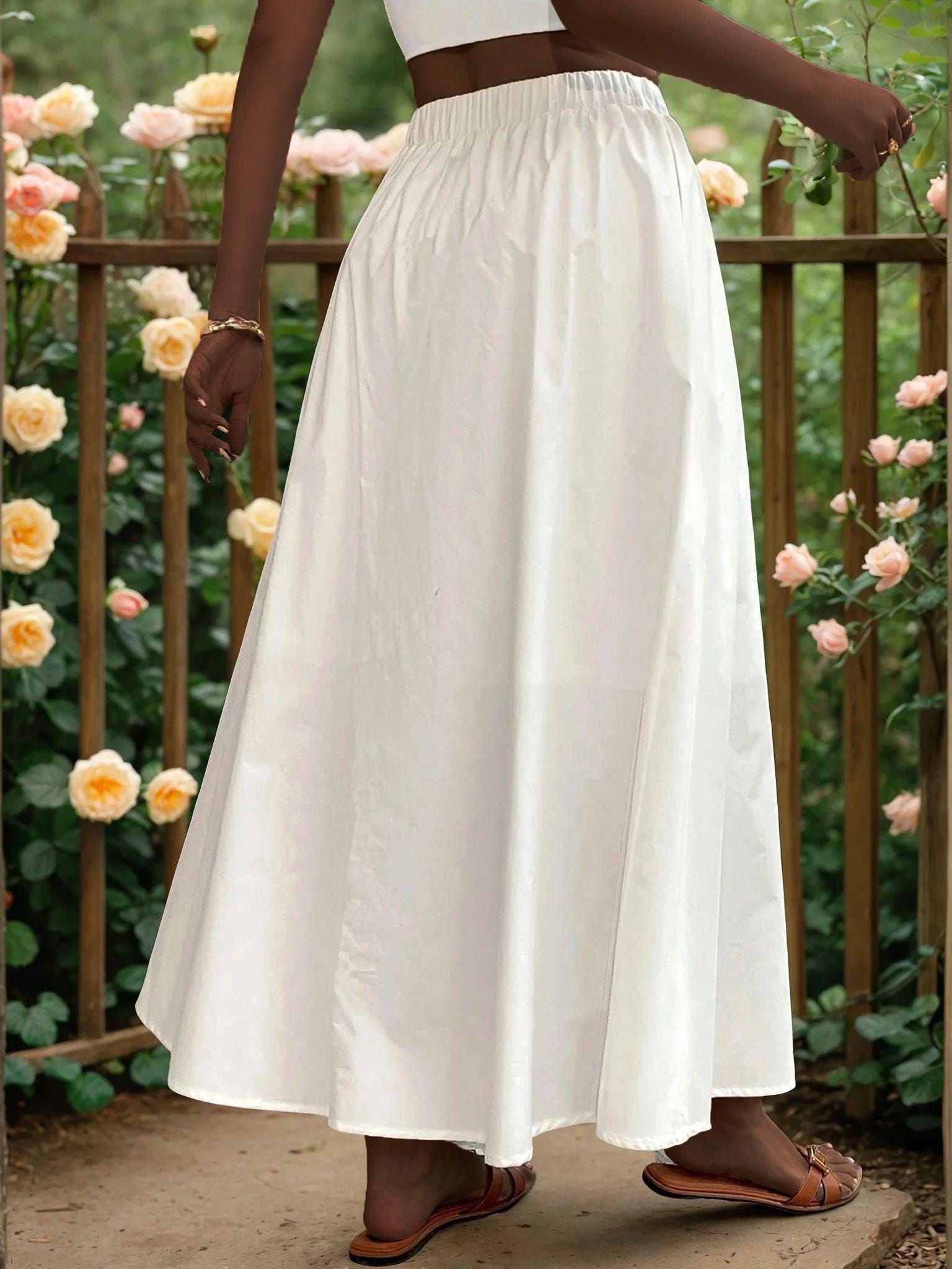 Easy Skirt with Pockets Sewing Pattern | Maxi Skirt Pattern | Women Skirt Pattern | Sewing Patterns | Women Sewing Pattern, Skirt Pockets