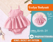 Baby Dress Sewing Pattern for Kids, Body Pattern, Kids Pattern, Dress Pattern, Beginner Pattern, Sewing Pattern Toddlers, Baby Pattern