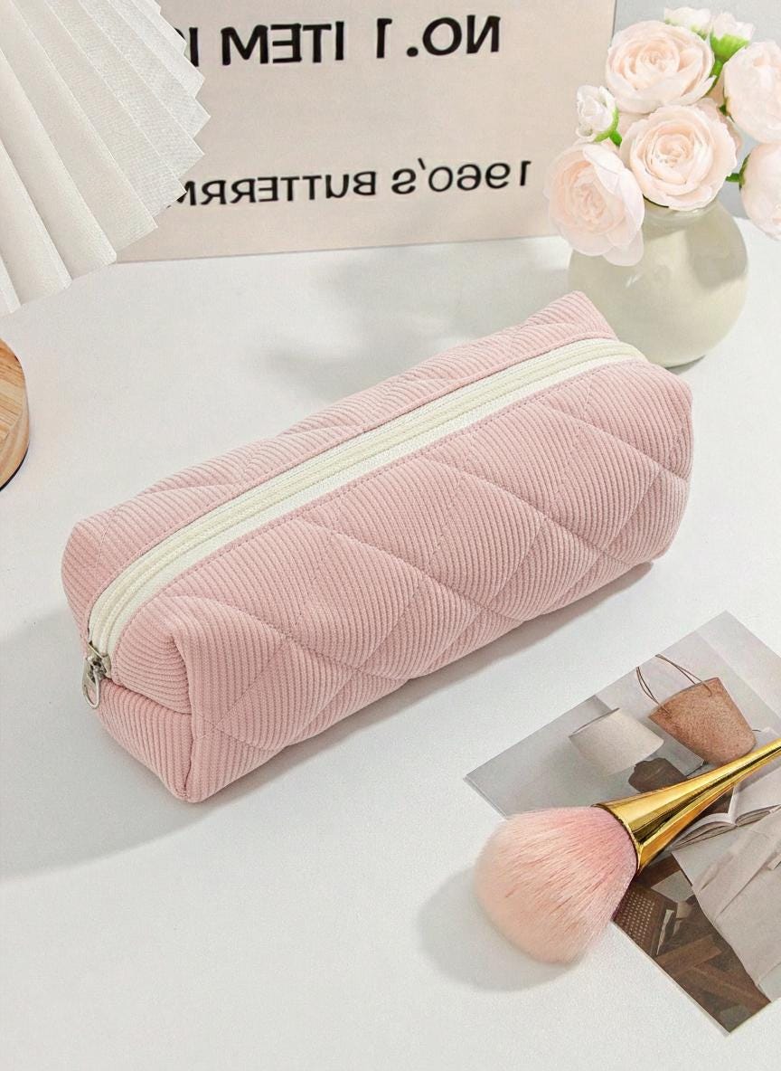 Makeup Bag Patterns Set | Boxy Pouch Pattern | Beginner Bag Pattern | Quilted Pouch Bag Pattern | Quilted Make Up Bag Pattern | Easy Bag