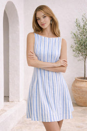 Lana Dress Sewing Pattern | Boat Neck Dress Sewing Pattern | Sewing Patterns | Women Patterns | Summer Dress | Women Mini Dress