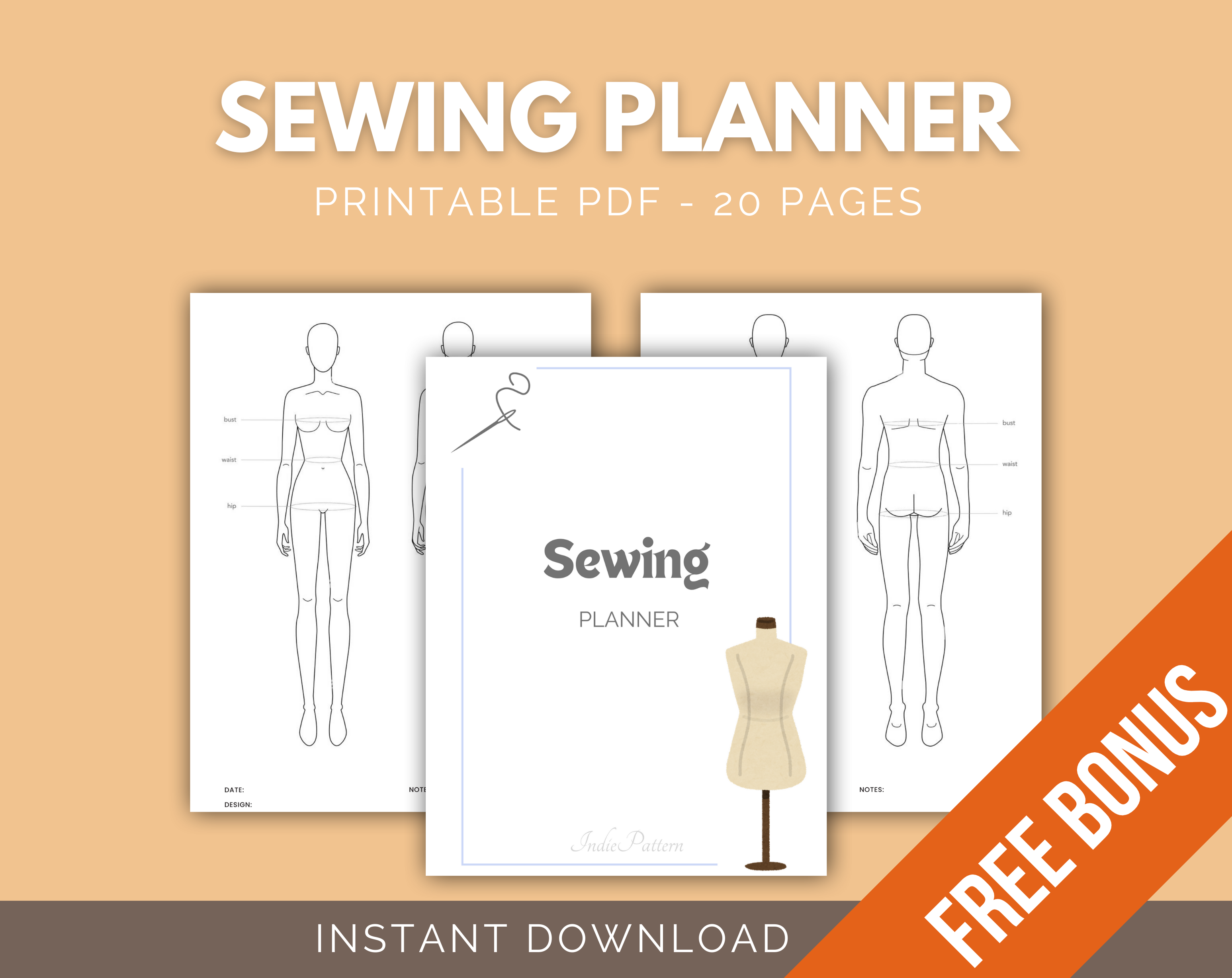 Sewing Patterns Bundle for Women - Top, Dress, & Skirt Patterns