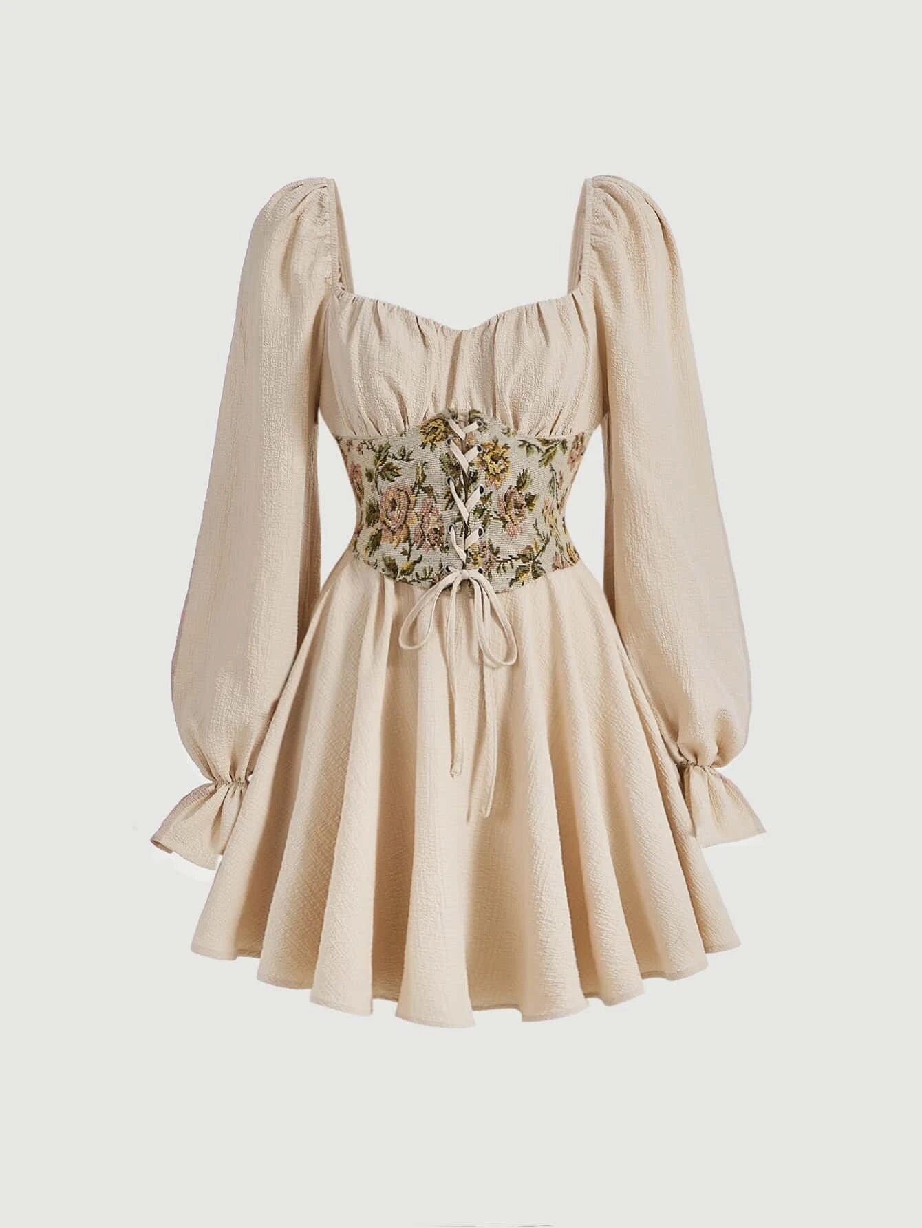 dress and corset at indie pattern in USA