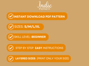 Pinafore Skirt Sewing Pattern | Easy Suspender Skirt for Women
