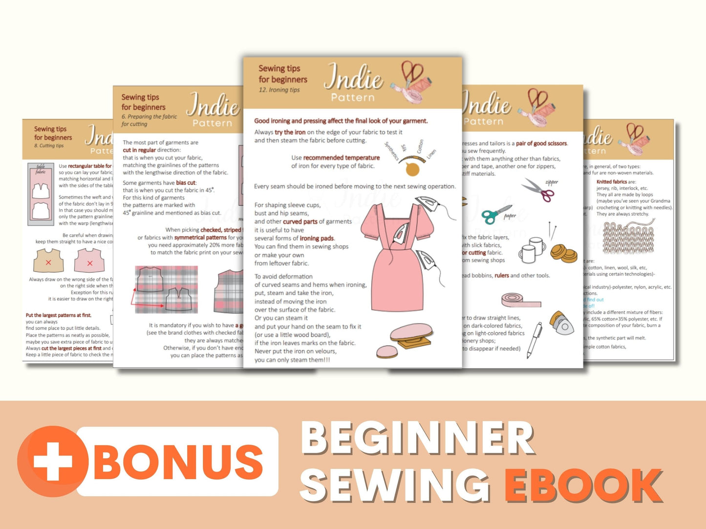 Beginner Sewing Patterns | Women Sewing patterns | Corset Pattern | Dress Pattern | Top Pattern | Skirt Sewing Pattern | Pants Pattern