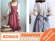 Romantic Corset Top Sewing Pattern | Cottagecore Style for Women