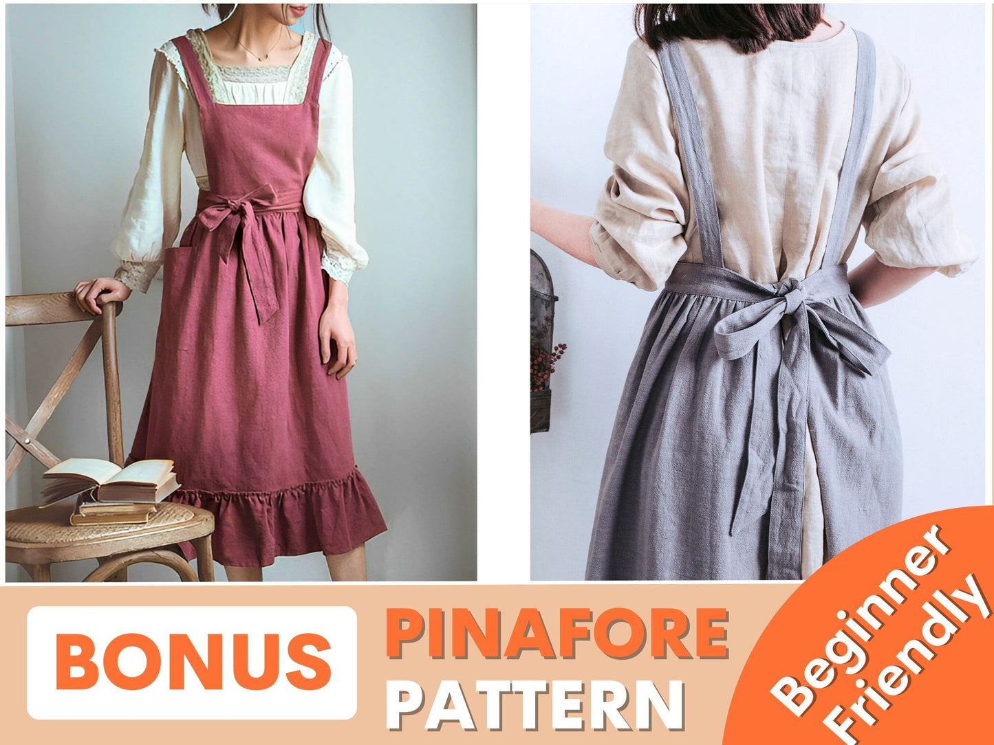 Dress PDF Sewing Pattern for Women, Easy Pattern for Beginners, Long Sleeved Dress, Oversized TShirt pattern, Loose Dress, Loose TShirt PDF