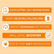 Chic Overall Dress Sewing Pattern | Digital PDF Guide