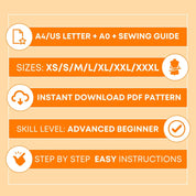 Pants & Blazer Sewing Pattern | High-Waist Trousers & Blazer