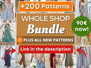 Create a Stylish Ruffled Dress – PDF Sewing Pattern XS-XXXL