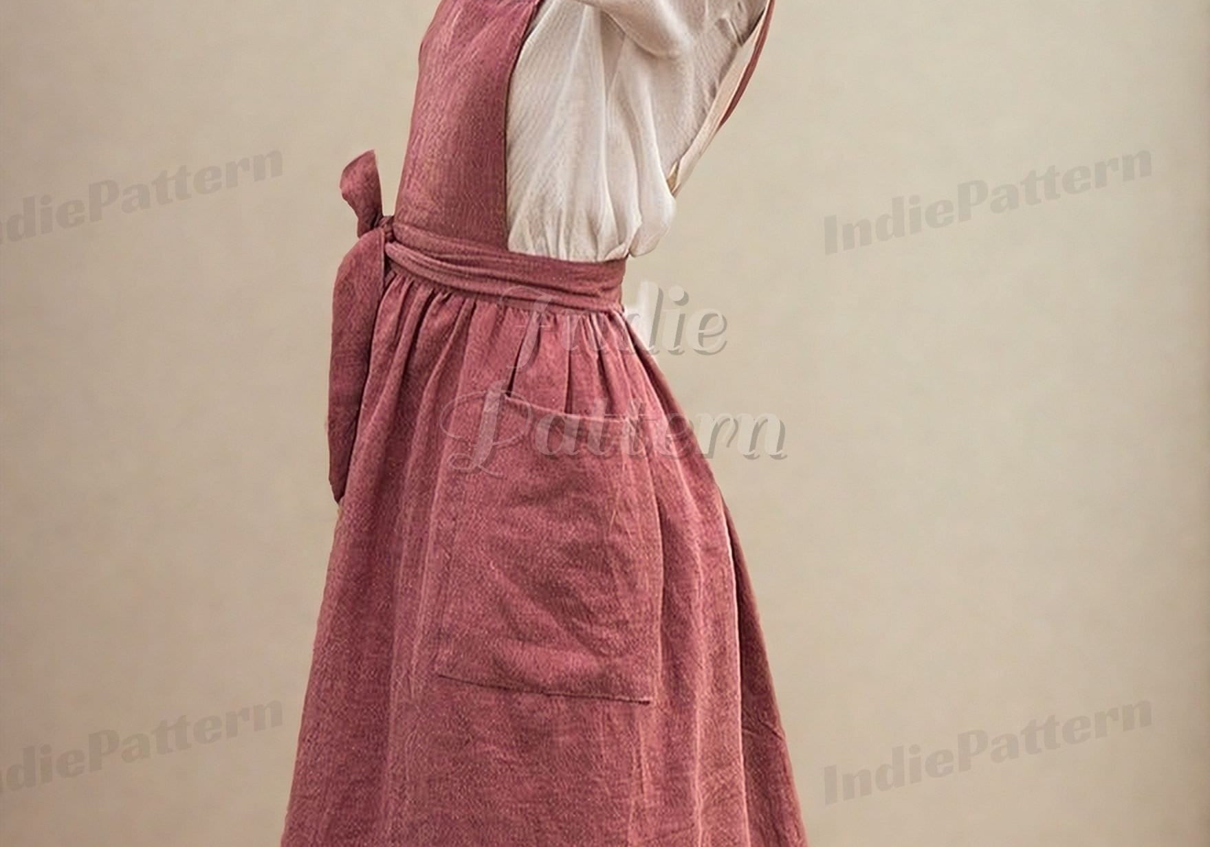 apron dress at indie pattern in usa