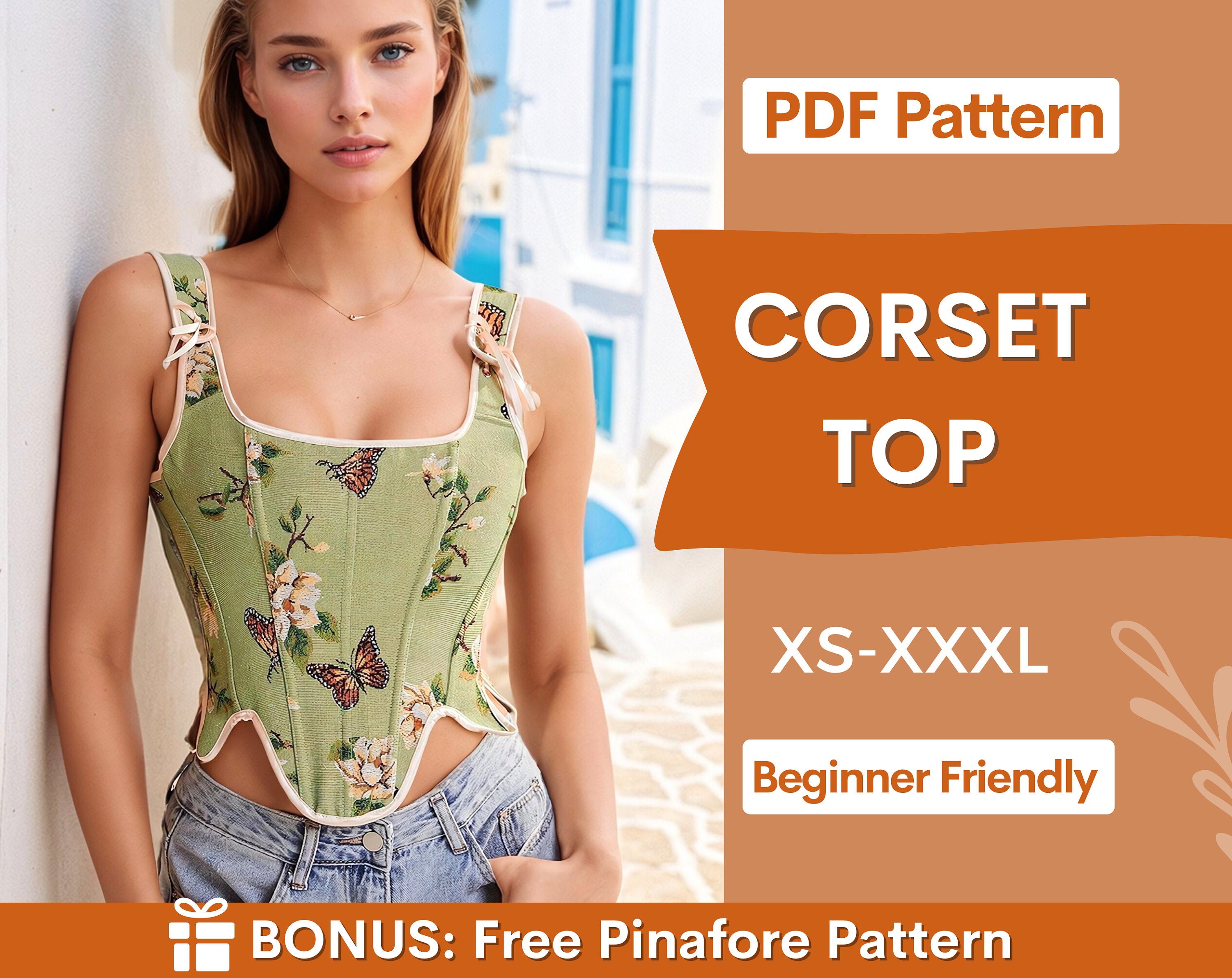 Corset top at indie pattern in USA