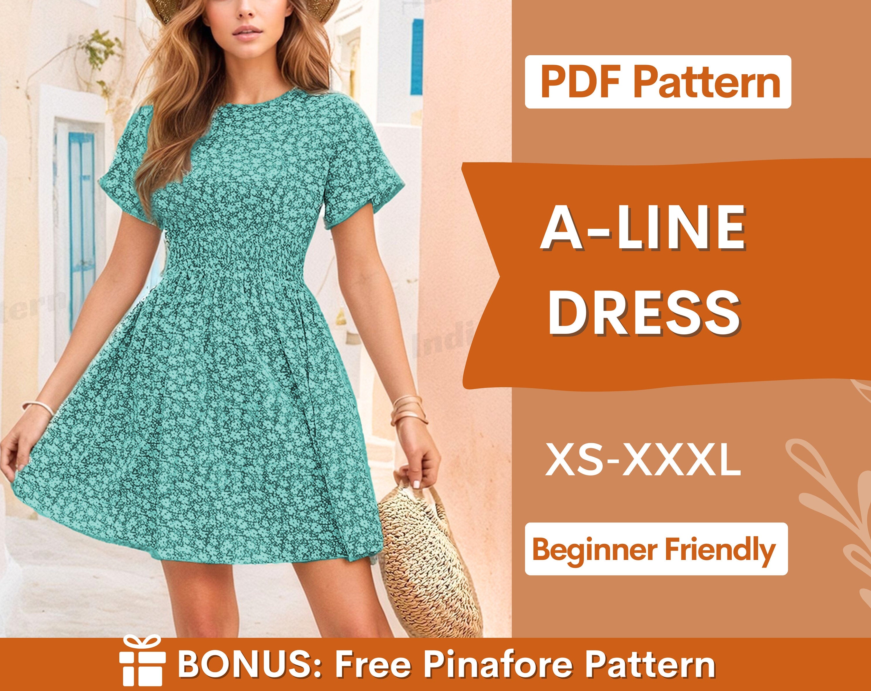 a line dress at indie pattern in usa