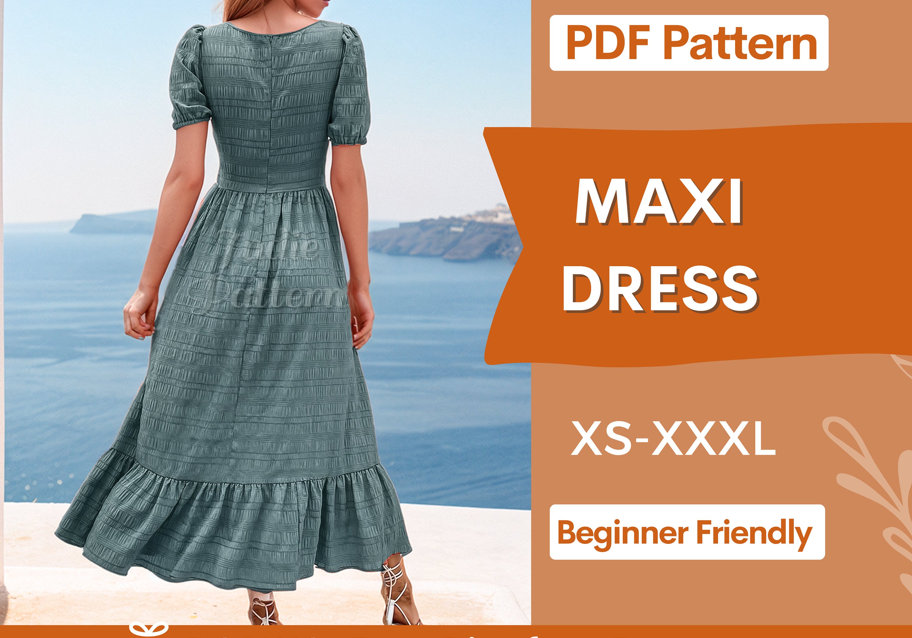 Maxi  Dress at Indie Pattern in USA
