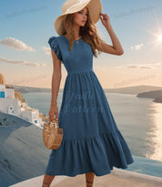 ruffle dress at indie pattern in usa