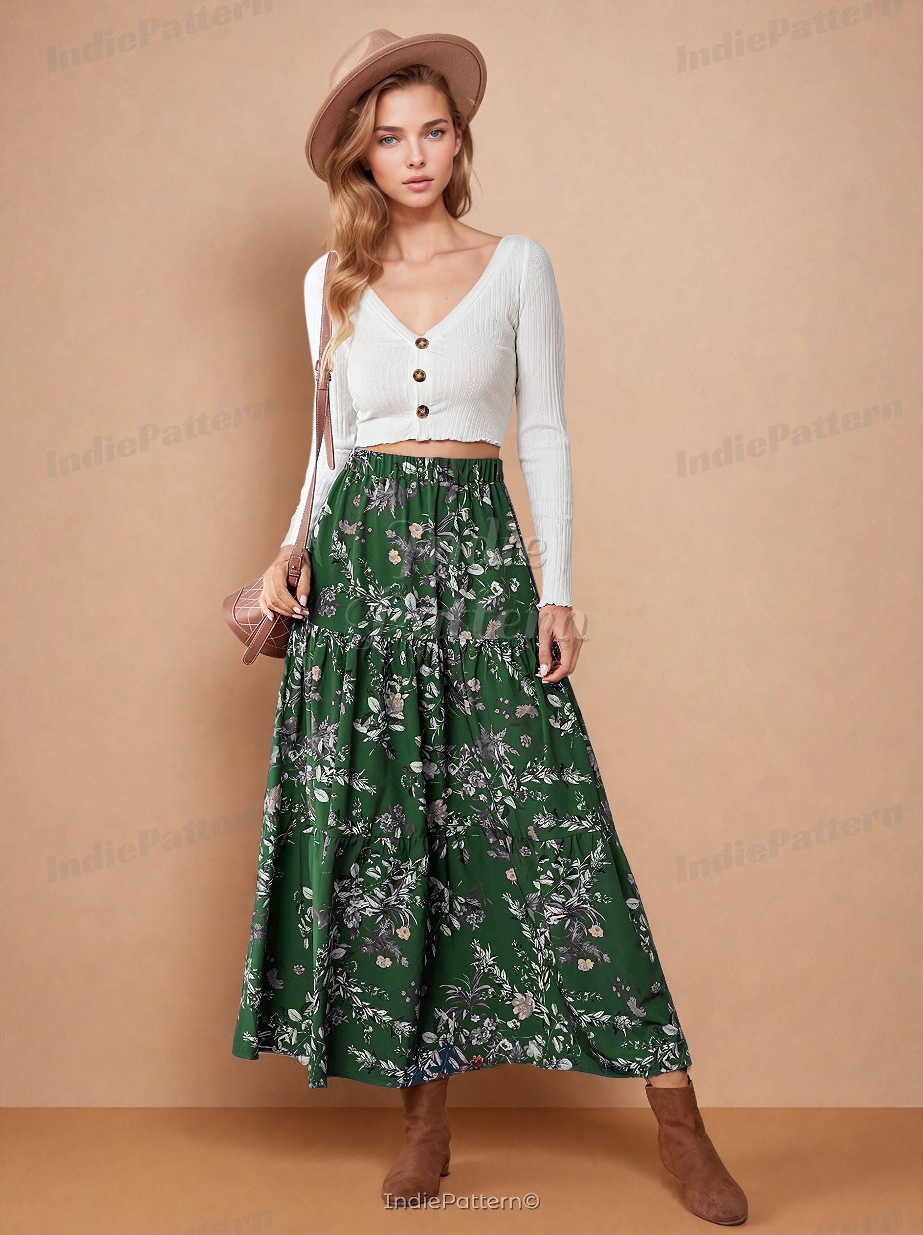 Maxi  Skirt  at  Indie Pattern in USA
