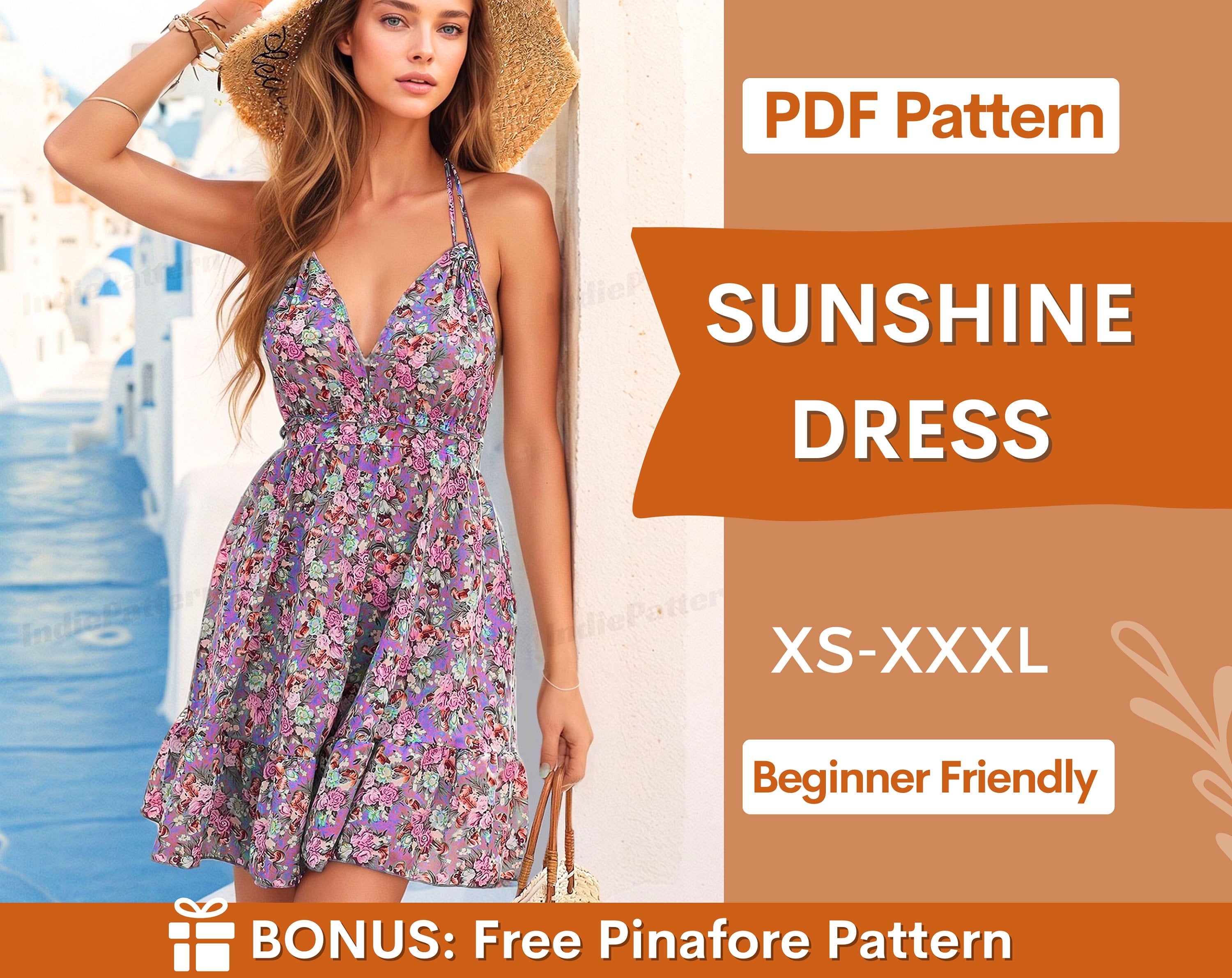 Sunshine Dress at Indie Pattern in USA
